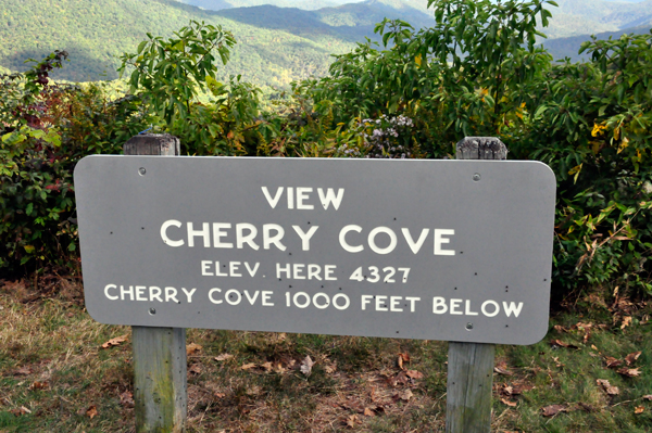 Cherry Cove sign